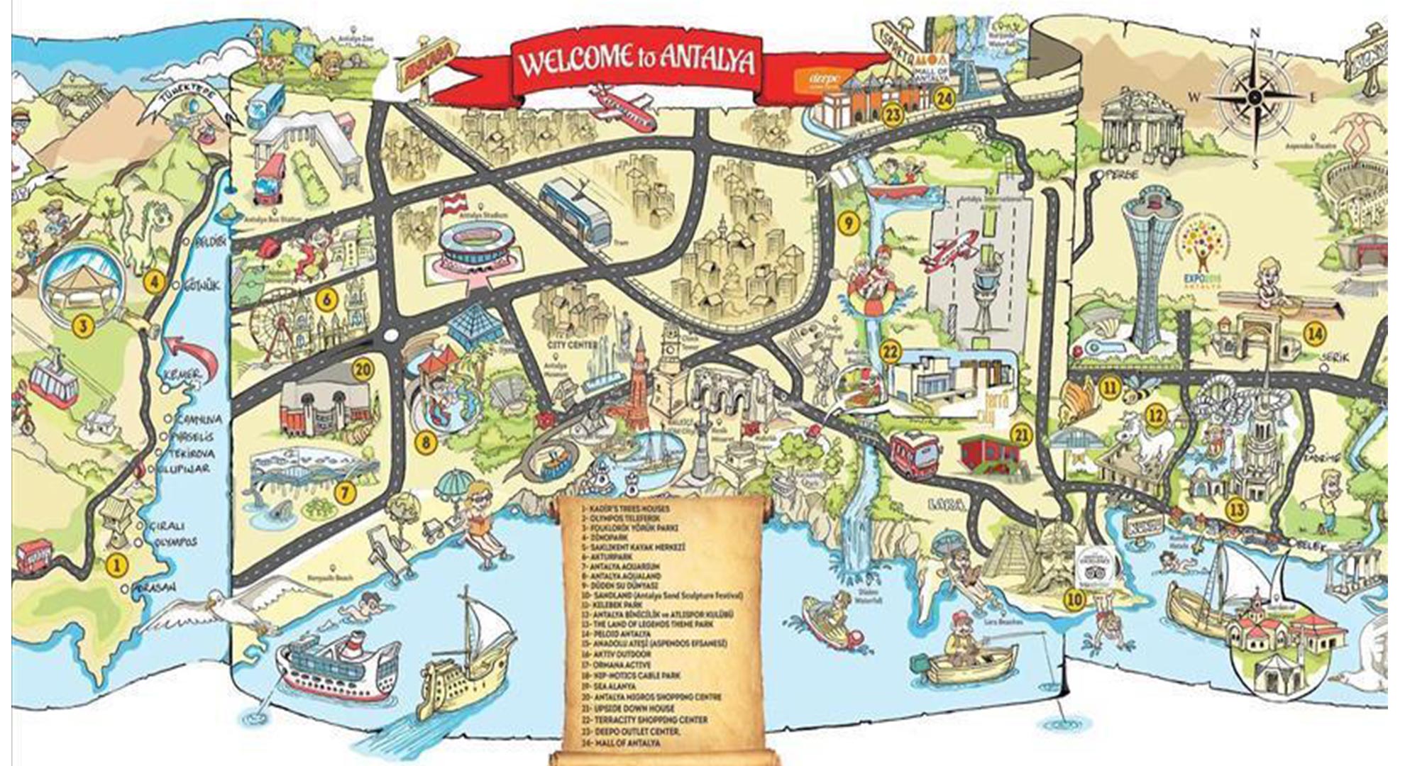 جاذبه های گردشگری تور آنتالیا